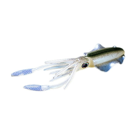 TNOBHG Fishing Squid Lure 15cm/20g Fishing Soft Squid Lure Realistic 3d Eyes Glow-in-the-dark Colorful Artificial Octopus Bait for Sea Trolling Fishing