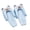 Blue, variant on Cute Foldable Bear Thong Flip Flops, Non Portable EVA Travel Beach Sandals, Lightweight Open Toe Slippers for Bathroom Outdoor Casual Summer Wear Blue 36-37