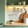 thumbnail image 3 of Measuring Cup Marking Wall Stickers Measuring Cup Vinyl Wall Decals Kitchen Art Wall Spoons and Measuring Cups DIY Decoration Print, 3 of 6