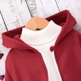thumbnail image 5 of Coerni Boys Girls Zip Up Hoodie Sweatshirt Kids Hooded Winter Jacket Cotton Athletic Hoodie Classic Solid Jackets with Pockets, 5 of 9