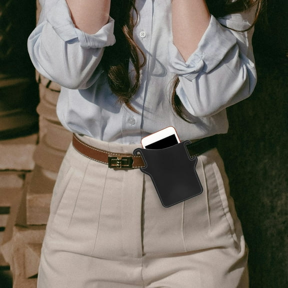 GOOHOCHY Outdoor Belt Phone Holder Waist Pouch, Portable Mobile Phone Waist Bag, Cell Phone Case, Convenient Phone Supply Bag