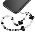 thumbnail image 3 of 2 Pcs Phone Charms Goth Mobile Chain Accessory Lanyard Bracelets, 3 of 8