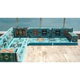 thumbnail image 4 of Turquoise Floor Cushions, Arabic Majlis, Turkish Sofa Set, L Shaped Modular Sofa, Arabic Floor Cushions, Diwan Sofa, Meditation Cushion, 4 of 4