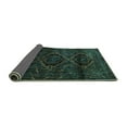 thumbnail image 2 of Ahgly Company Indoor Rectangle Persian Turquoise Blue Traditional Area Rugs, 7' x 10', 2 of 4