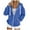 Blue, variant on Women's Full Zip Up Hoodie Long Sleeve Hooded Sweatshirts Pockets Jacket Coat for Women (Green, L)