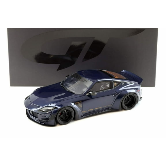 2023 Nissan 400Z by Pandem RHD (Right Hand Drive) Midnight Blue 1/18 Model Car by GT Spirit