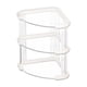 thumbnail image 1 of Organizador de ducha de esquina Estante de ducha de esquina Organizador de baño transparente Soporte de almacenamiento para escritorio Cocina Hogar, 1 of 10