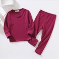 thumbnail image 2 of HFHAPW Boys Girls Pajamas Little Toddler Boys Girls Long Sleeves and Pants Pajamas 2-Piece Pjs Set Kids Sleepwear, 2 of 9