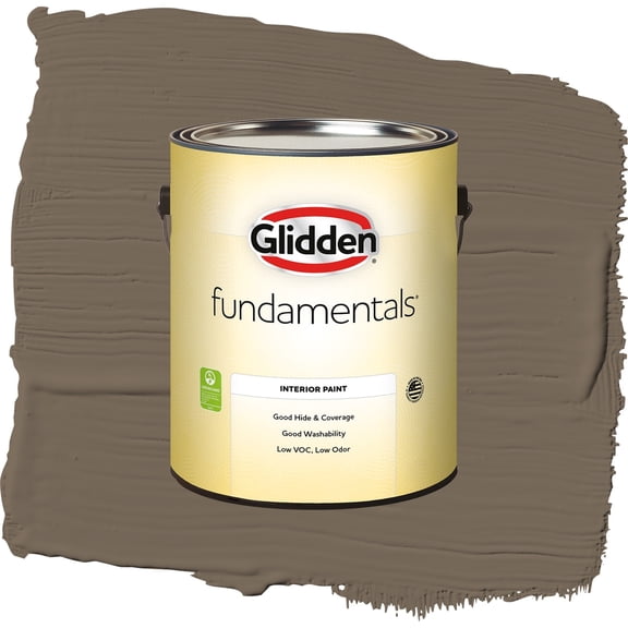 Glidden Fundamentals Curlew / Brown, Eggshell Interior Paint, 1 Gallon