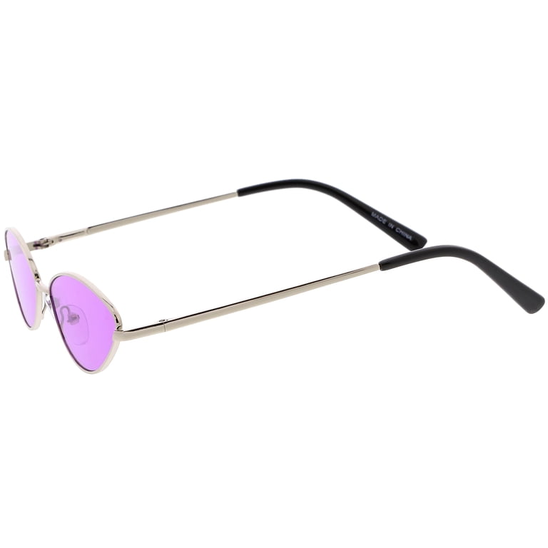 Retro Small Metal Cat Eye Sunglasses For Women Color Tinted  display picture 1