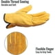 thumbnail image 2 of Leather Work Gloves, Heavy Duty Waterproof Gloves, Suitable For Construction, 2 of 5