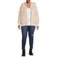 thumbnail image 2 of Terra & Sky Women's Plus Size Full-Zip Faux Sherpa Jacket, 2 of 5