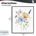 thumbnail image 4 of Stupell Industries Shabby Chic Wildflower Sprig Bundle Black Framed Giclee Art, 11 x 14, by Livi Finn, 4 of 8