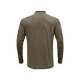 thumbnail image 3 of SAYOO Camiseta de manga larga para hombre, cuello alto, color sólido, jersey con escote de cremallera suave, tops informales ajustados para hombre SAYOO S M L XL XXL, 3 of 7