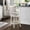 Grey, variant on iNSPIRE Q Shapel Transitional Antique White Finish Linen Swivel Counter Height Bar Stools, Beige