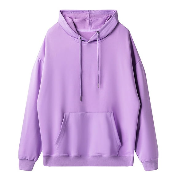 Yindaity Hoodie Men Men's Long-sleeve Americana Vintage Whale Hoodie Tee (Dark Purple,3XL)