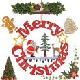 thumbnail image 3 of Decoraciones de madera del árbol de Navidad, regalo de la decoración Afortunado Sencillez, 3 of 5