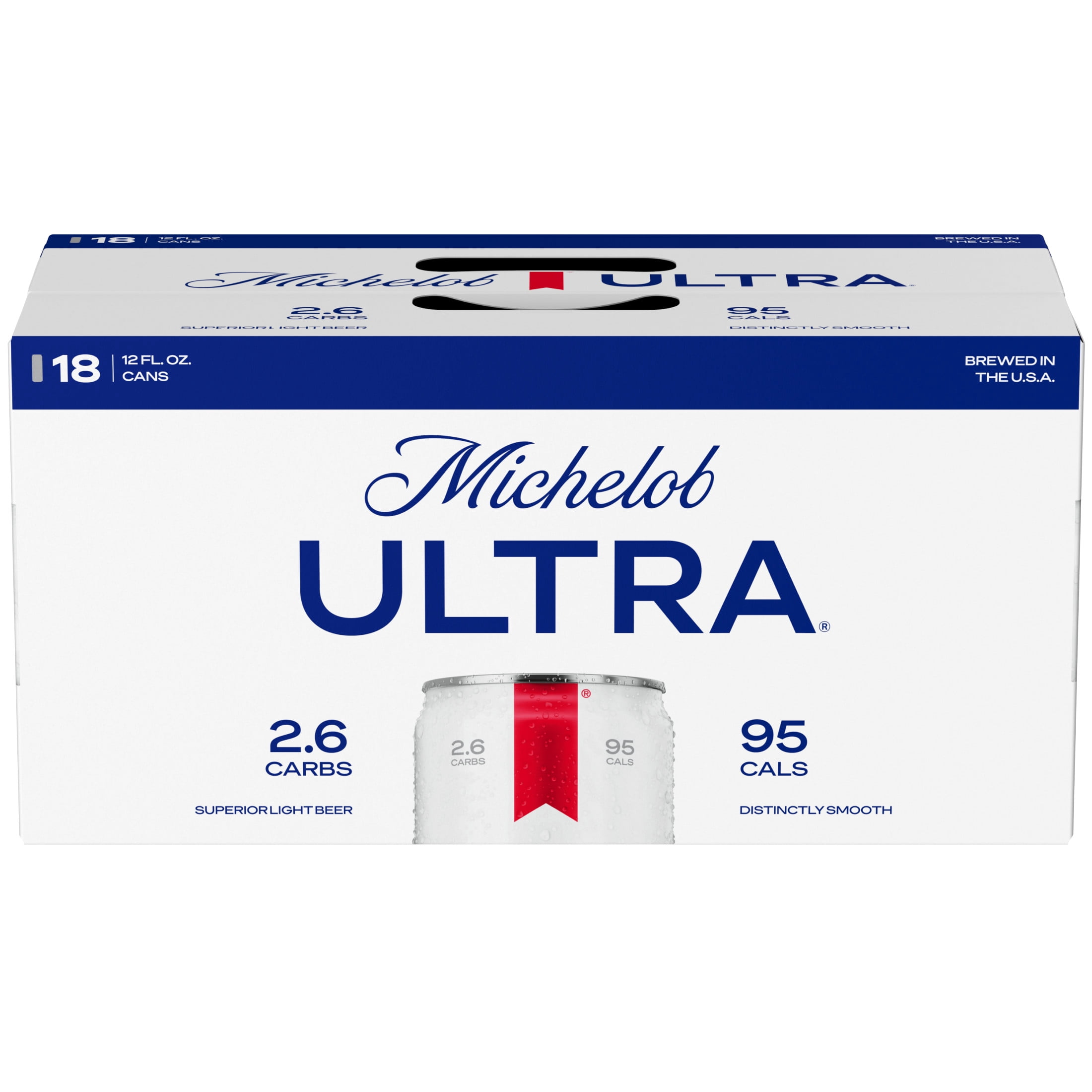 Michelob ULTRA Superior Light American Lager Beer, 18 pack 12 fl oz Aluminum Cans 4.2% ABV