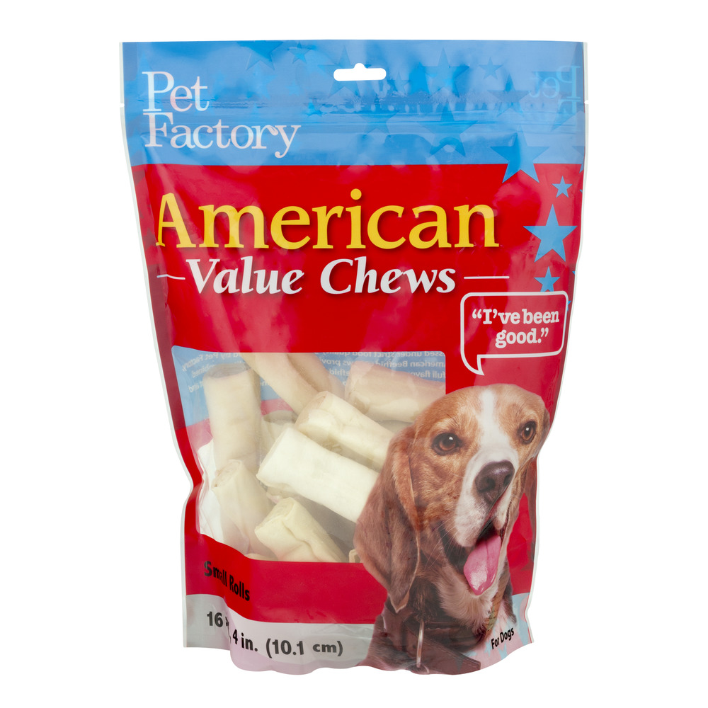 Pet Factory American Value Chews Small Rolls Dog Chews (16 Count