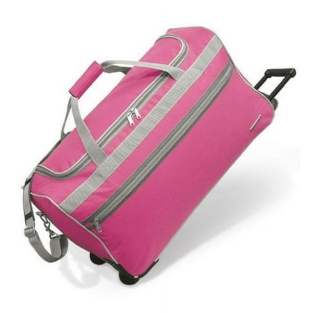 Pink 26" Rolling Duffel