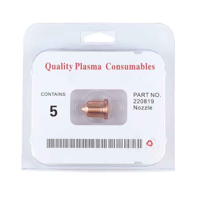 5 boquillas de plasma para cortadora de plasma, consumibles 220819 para máquina de corte MAX65