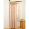 Home Trends Aspen Loop-Top Window Panel, Beige