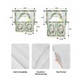thumbnail image 5 of Spring Botanical Swag Curtains for Living Room/Bedroom Windows, Garden Birds Floral Leaves Gray Woodn Kitchen Curtains and Valances Set 36 Inch Length, Light Filtering Swags Valance Curtain Panels, 5 of 5