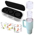 thumbnail image 4 of Molde Hielo Bandeja Cubos 3 Cuadrículas para Tumbler Cup 40oz Silicone (), 4 of 9