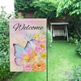 thumbnail image 3 of Spring Garden Flag 12x18 Double Sided Vertical, Small Butterfly Floral Flower Welcome Garden Yard House Flags Outside Outdoor House Spring Summer Decor, 3 of 5