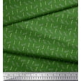 thumbnail image 3 of Soimoi Green Cotton Duck Fabric Leaves Leaves Print Fabric by Yard 56 Inch Wide, 3 of 3