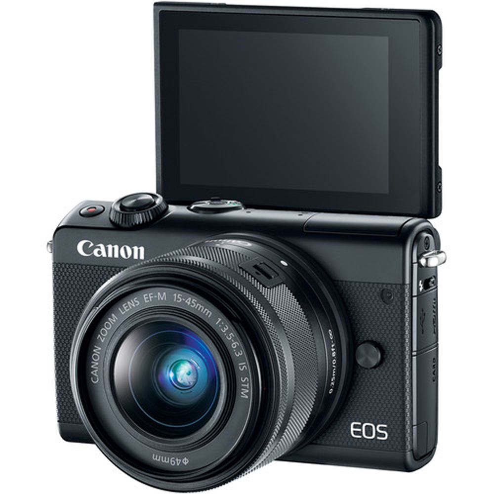 Canon EOS M100 Mirrorless Digital Camera with 15-45mm Lens (Black) - image 5 of 6