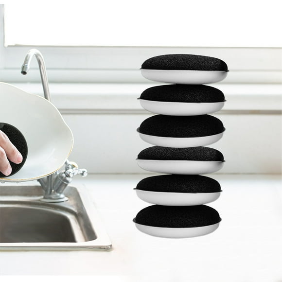 Double Sided Pot Washing Sponge Eraser Yuanbao Dishwashing Eraser Sponge Cloth Kitchen Sponge Block Brush Sponge