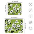 thumbnail image 4 of Yayeee Dish Drying Mat for Kitchen Counter 18"x24" Microfiber Absorbent Pad, Retro Floral, 4 of 7