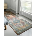 thumbnail image 6 of Loloi Skye Rust / Blue 7' x 9' Oval Area Rug, 6 of 8