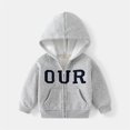 thumbnail image 2 of Vedolay Toddler Kids Winter Jackets Baby 2023 Outwear Jacket Top Long Sleeve Overcoat Grey,100, 2 of 5