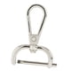 thumbnail image 5 of Cierres giratorios de langosta, cierres para bolsos, accesorios de cuero PU, cierres para llaveros, ganchos giratorios, clips de gatillo para correas , Plata de 19 mm 19mm Plata, 5 of 8