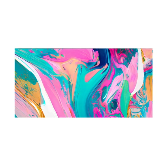 Canvas Wall Art - Sasha 'Just Cause I' Wall Art for Living Room, Bedroom, or Office Décor by Trademark Fine Art - 19 x 10 Inches