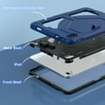 thumbnail image 2 of ELEHOLD Rugged Case for iPad 10th Gen 10.9" 2022,Kids Case with Hidden Kicktand Pencil Holder Silicone Shockproof Case for iPad 10.9 inch,Navy Blue, 2 of 7