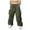 Army Green, variant on Turilly Mens Casual & Comfy Pants Fashion Casual Drawstring Elastic Waist With Pocket Trousers Sport Cargo Pants
