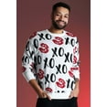 thumbnail image 5 of Hugs and Kisses Valentine's Day Sweater for Adults, 5 of 7