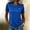 Blue, variant on Harpily Sun Protection Athletic T-Shirts Lightweight Silky Polyester Moisture Wicking Loose Running Swim Rash Guard Tops