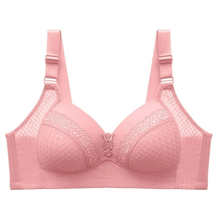 

LEEy-world Bras For Women Womens Sports Bra No Wire Comfort Sleep Bra Plus Size Workout Activity Bras With Non Removable Pads Shaping Bra Watermelon Red 36