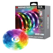Monster Smart 6.5ft Sound Reactive Indoor Multi-Color LED Light Strip, Razer Chroma, Corded Electric