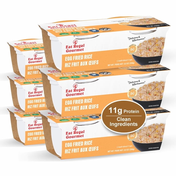 Eat Regal Gourmet Egg Fried Rice Cups Gluten-Free 6-Count