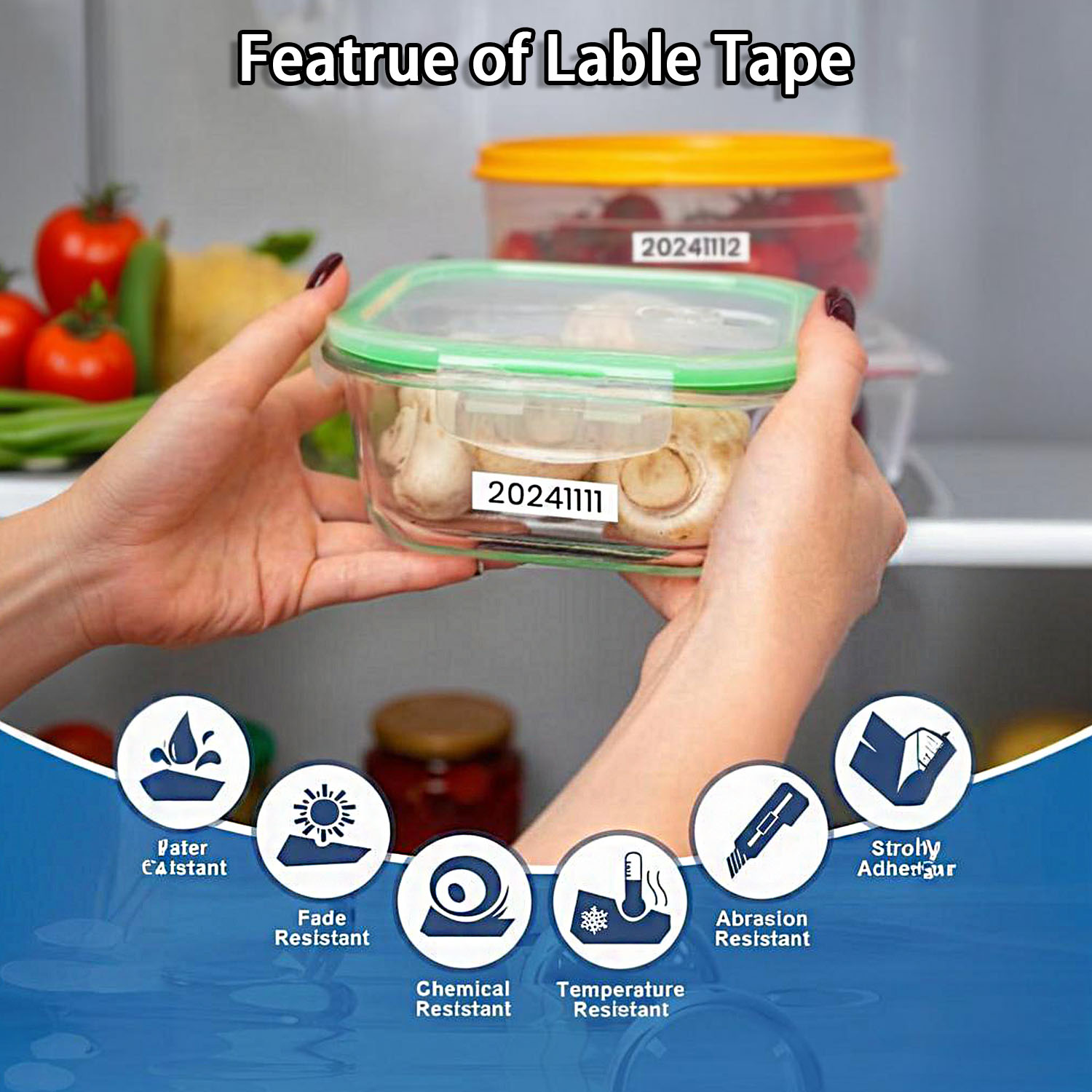 Isdotead 10-Pack DYMO LetraTag Compatible Label Tape Refills photo 6