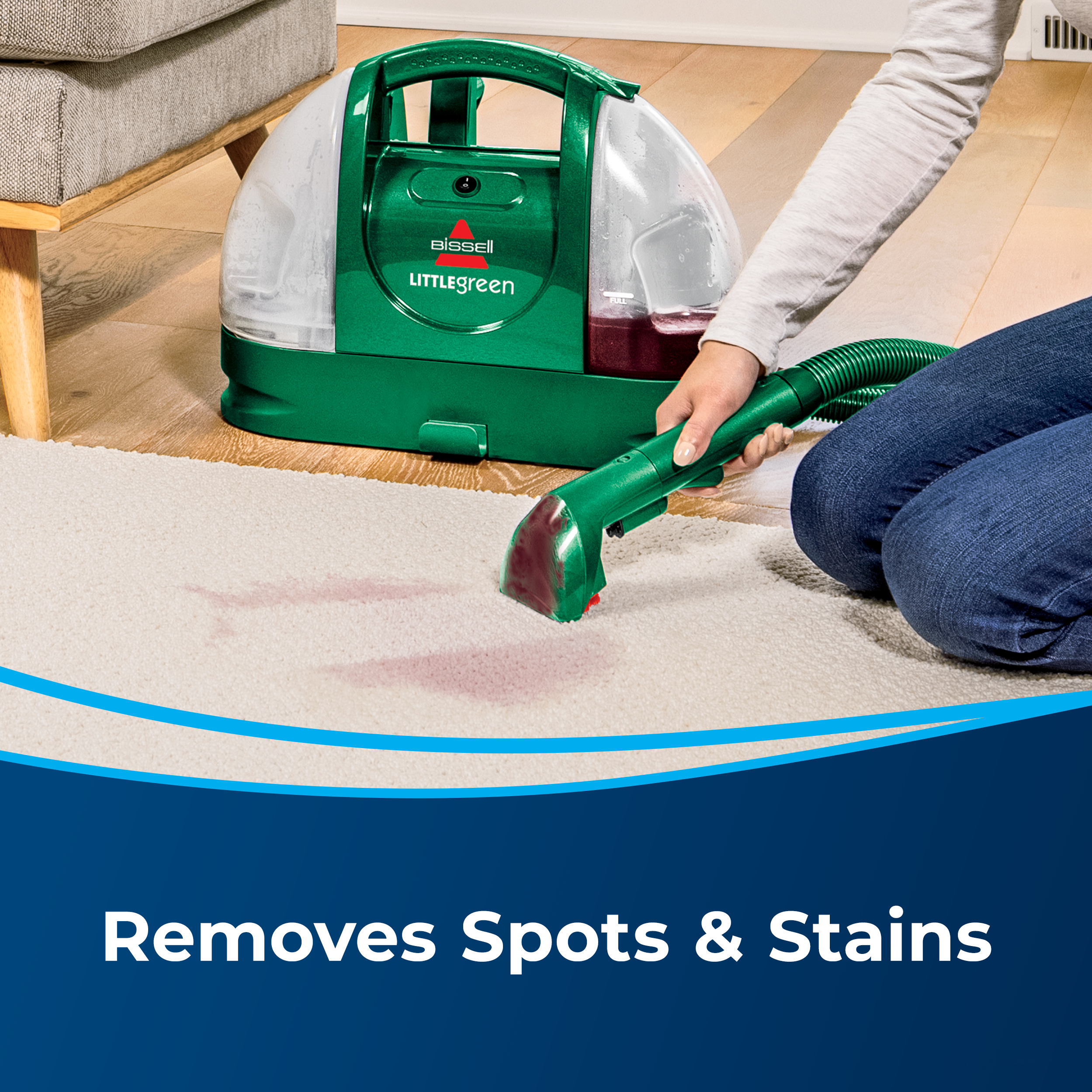 BISSELL Little Green Portable Spot and Stain Cleaner, 1400M - image 9 of 11