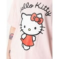 thumbnail image 3 of Hello Kitty Womens Pink Short Sleeve Long Leg Pyjama Set, 3 of 5