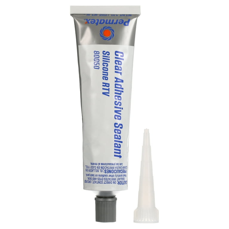 Permatex 59113 Clear RTV Silicone Sealant 66C, 300ml