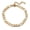 Golden, variant on European And American Cross-border New jewelry, Personality And Fashion, Figaro Chain Geometric Bracelet, Retro Exaggerated Jewelry Women