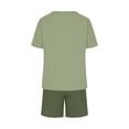 thumbnail image 4 of Trendy men's suit, short-sleeved T-shirt + casual shorts two-piece set, summer slim-fit fashion men's clothing two-piece set, 4 of 6